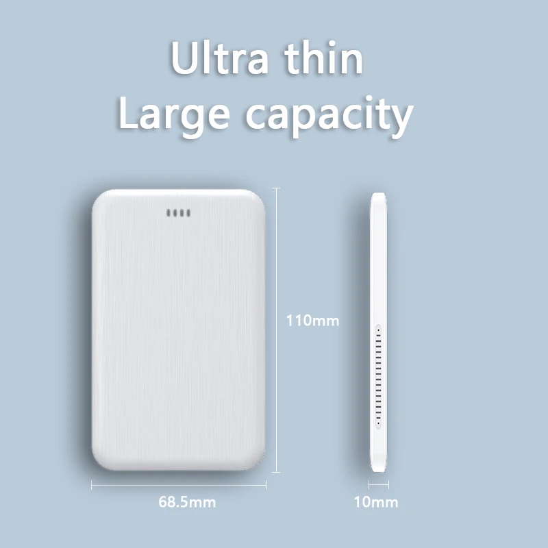 15W Magnetic Wireless Charging Power Bank For Magsafe Charger For iphone 12Pro 12proMax 12mini Magnet External auxiliary Battery
15W Magnetic Wireless Charging Power Bank For Magsafe Charger For iphone 12Pro 12proMax 12mini Magnet External auxiliary Battery