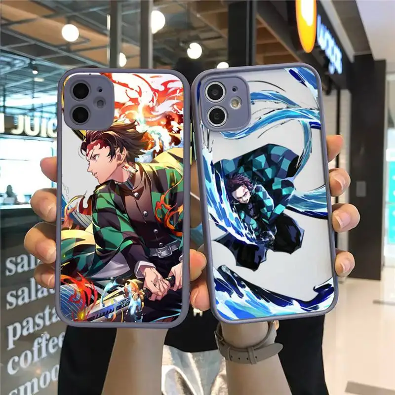 Demon Slayer Phone Case matte transparent For gray iPhone 7 8 x xs xr 11 12 pro plus max mini Funda Clear
Demon Slayer Phone Case matte transparent For gray iPhone 7 8 x xs xr 11 12 pro plus max mini Funda Clear