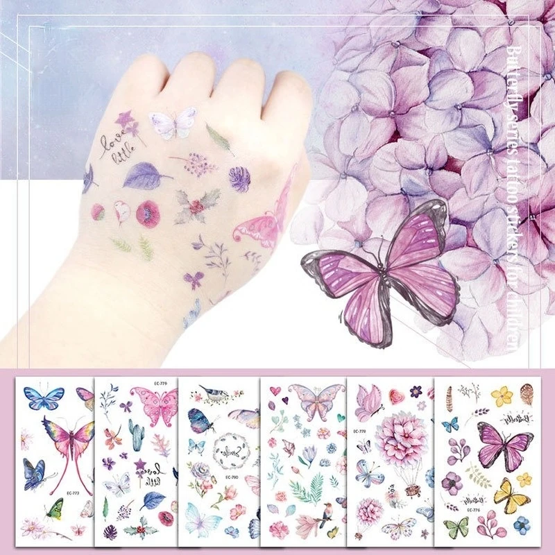 Waterproof Temporary Tattoo Stickers Kids Cartoon Tattoo Sticker Cute Butterfly Tattos Small Tatoo Tatuajes Temporales Body Art
Waterproof Temporary Tattoo Stickers Kids Cartoon Tattoo Sticker Cute Butterfly Tattos Small Tatoo Tatuajes Temporales Body Art