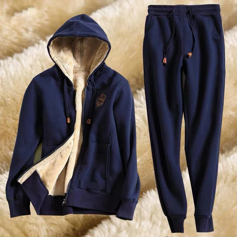 Warm Winter Women's Sets Tracksuit Matching Suit 2 Piece Sets Sports for Women 2020 New Outerwear Female Stacked Casual Lambskin
Warm Winter Women's Sets Tracksuit Matching Suit 2 Piece Sets Sports for Women 2020 New Outerwear Female Stacked Casual Lambskin