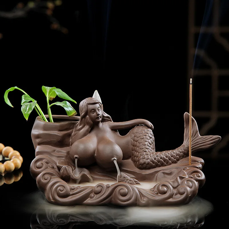 Purple Sands Ceramic Backflow Incense Burner Incense Cones Indoor Sandalwood Aloes Ornaments Home Office Decoration
Purple Sands Ceramic Backflow Incense Burner Incense Cones Indoor Sandalwood Aloes Ornaments Home Office Decoration
