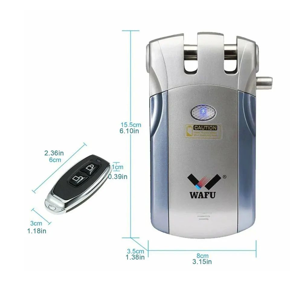 Wireless Remote Control Electronic Locks Smart Door Electronic Lock Electric Magnetic Intelligent Lock Gate House
Wireless Remote Control Electronic Locks Smart Door Electronic Lock Electric Magnetic Intelligent Lock Gate House