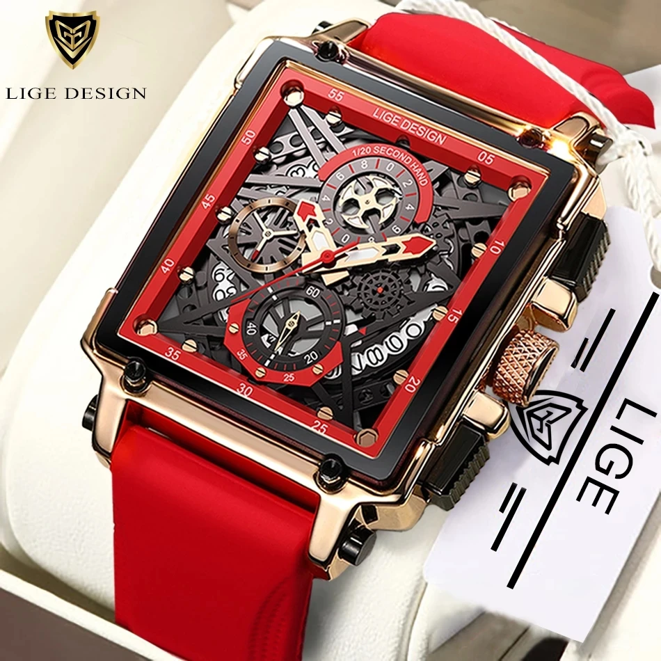2021 New Men Watches LIGE Top Brand Luxury Waterproof Quartz Square Watch For Men Date Sport Hollow Clock Male Relogio Masculino
2021 New Men Watches LIGE Top Brand Luxury Waterproof Quartz Square Watch For Men Date Sport Hollow Clock Male Relogio Masculino