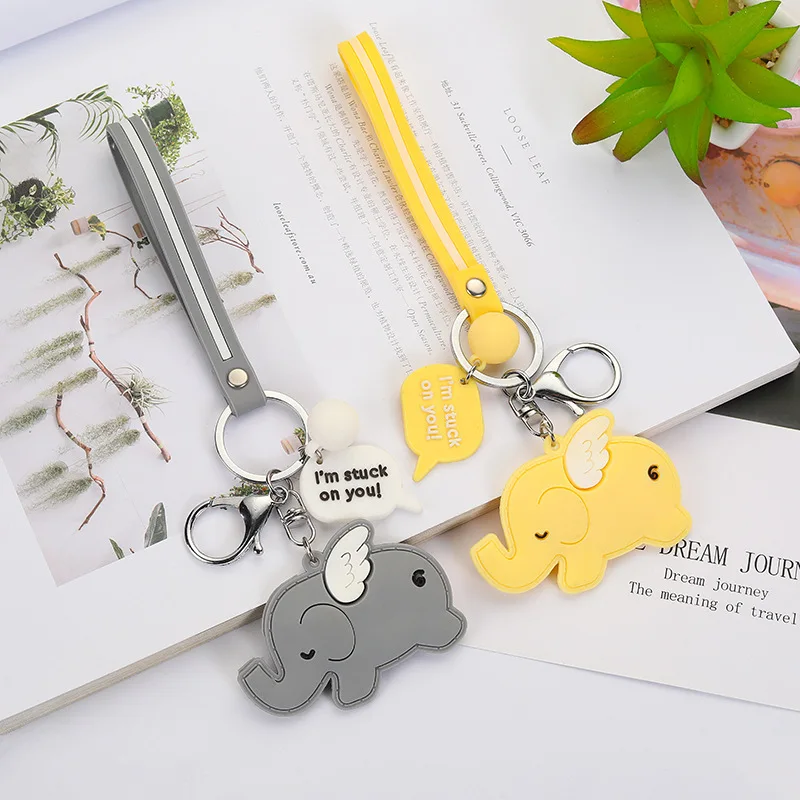 New Style Cartoon Cute Elephant Keychain Pendant Exquisite Small Portable Accessories Key Chain Bag Car Pendant Keyring Gift
New Style Cartoon Cute Elephant Keychain Pendant Exquisite Small Portable Accessories Key Chain Bag Car Pendant Keyring Gift