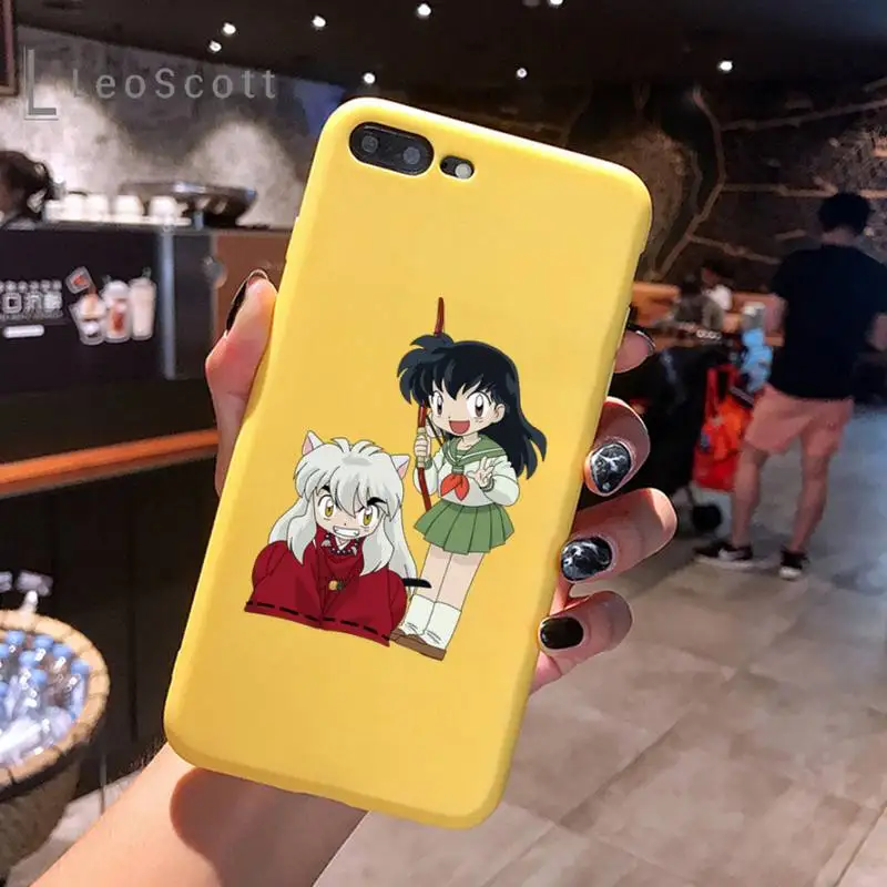 Inuyasha Japan Anime Phone Case Yellow Candy Color for iPhone 6 7 8 11 12 s mini pro X XS XR MAX Plus
Inuyasha Japan Anime Phone Case Yellow Candy Color for iPhone 6 7 8 11 12 s mini pro X XS XR MAX Plus
