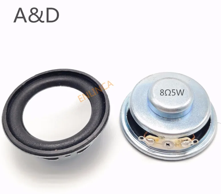 

2pcs Acoustic Loudspeaker 8 Ohm 5W 8R 50MM 5CM Speaker Internal Magnetic 13 Core 18MM Magnetic 18MM