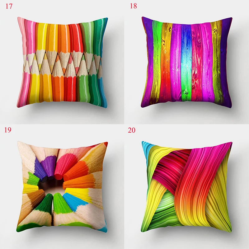 Colorful Geometric Feather Pillowcase Soft Fashion Pillow Cover Pillowcase Home Supplies 45*45cm Decorative Pillow Cases
Colorful Geometric Feather Pillowcase Soft Fashion Pillow Cover Pillowcase Home Supplies 45*45cm Decorative Pillow Cases
