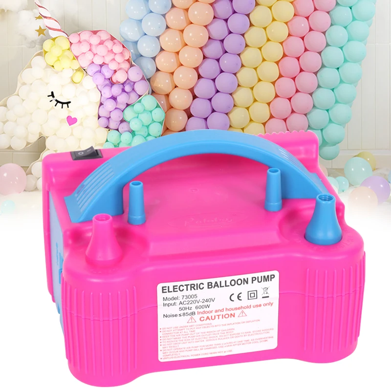 NEW Electric Balloon Pump High Power Double Hole Air Blower Fast Portable Inflatable Tool Christmas Baby Shower Decor Supplies
NEW Electric Balloon Pump High Power Double Hole Air Blower Fast Portable Inflatable Tool Christmas Baby Shower Decor Supplies