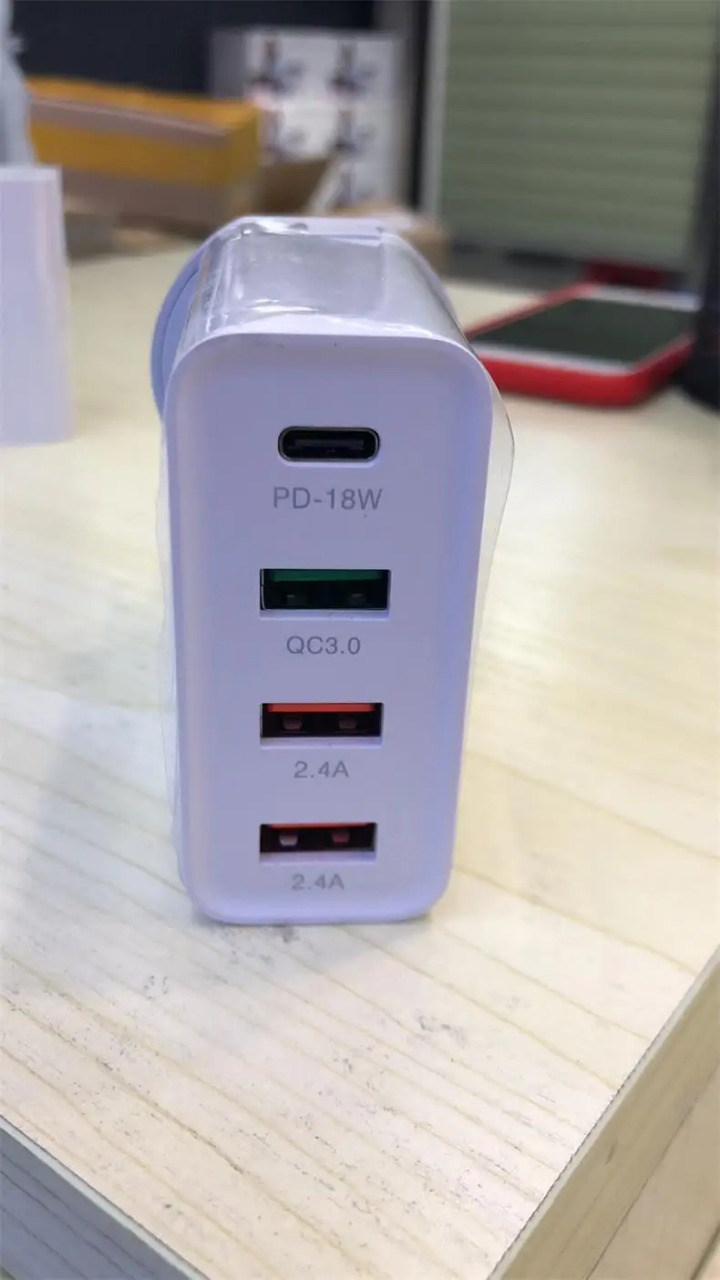 48 Вт QC 3 0 быстрое зарядное устройство PD Type C USB для Samsung iPhone Huawei Tablet настенное US EU UK AU