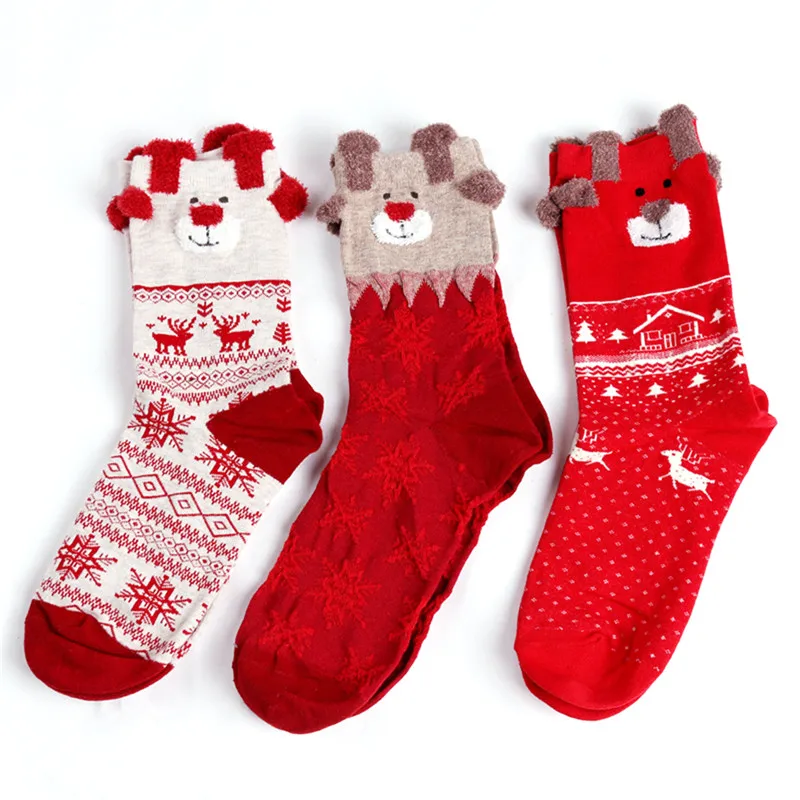 Women's Socks Warm Sweat Deodorant Socks Cartoon Elk Snowman In The Tube New Year Christmas Festive Red Socks
Women's Socks Warm Sweat Deodorant Socks Cartoon Elk Snowman In The Tube New Year Christmas Festive Red Socks