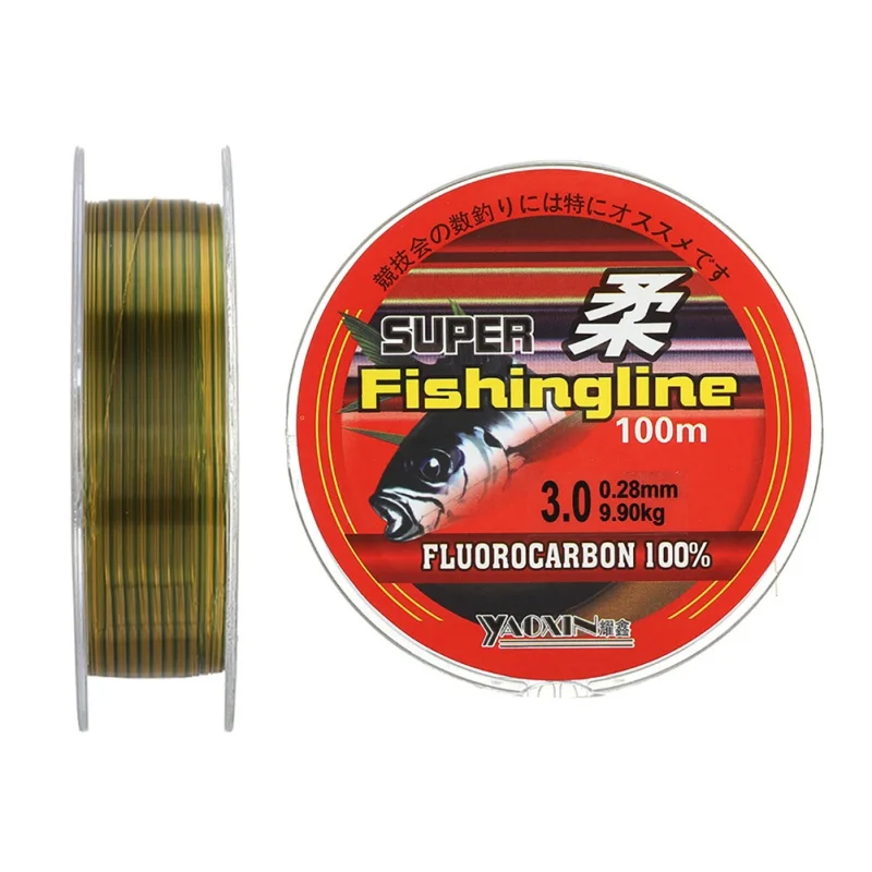 200M Nylon Fishing Lines Super Strong Fluorocarbon Coated Monofilament Fishingline Leader Carp Fishing Wire Accessories
200M Nylon Fishing Lines Super Strong Fluorocarbon Coated Monofilament Fishingline Leader Carp Fishing Wire Accessories