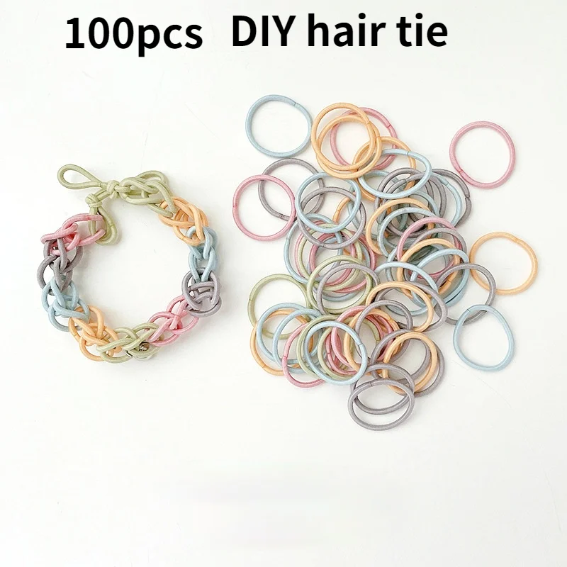 Girls Elastic Diy Hairring Rainbow Lovers Bracelet Mini Size Rubber Bands Solid Color Hair Circle Knitting Hair Accessories
Girls Elastic Diy Hairring Rainbow Lovers Bracelet Mini Size Rubber Bands Solid Color Hair Circle Knitting Hair Accessories