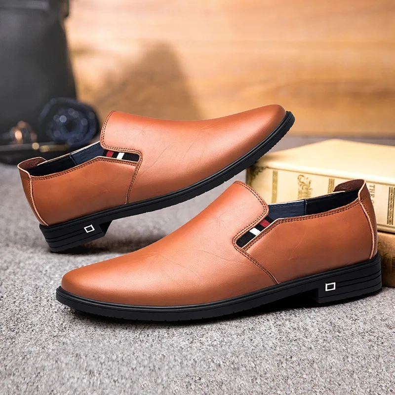 Men Leather Shoes Slip on Casual Shoes Dress Shoes Brogue Shoes Spring Ankle Boots Vintage Classic Male Casual
Men Leather Shoes Slip on Casual Shoes Dress Shoes Brogue Shoes Spring Ankle Boots Vintage Classic Male Casual