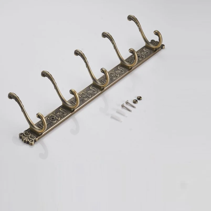 Robe Hooks Luxury Bathroom Wall Carving Antique Robe Hooks 5 Row Hook Coat Hanger Door Hooks For Bathroom Accessories
Robe Hooks Luxury Bathroom Wall Carving Antique Robe Hooks 5 Row Hook Coat Hanger Door Hooks For Bathroom Accessories