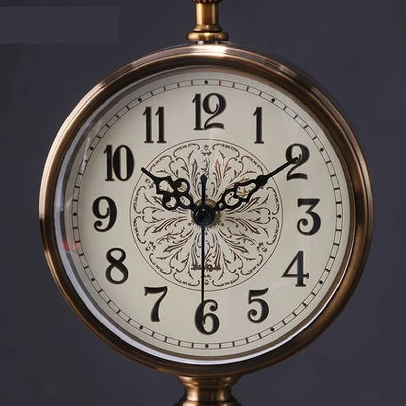 Американские Ретро винтажные часы для гостиной стола классицизма