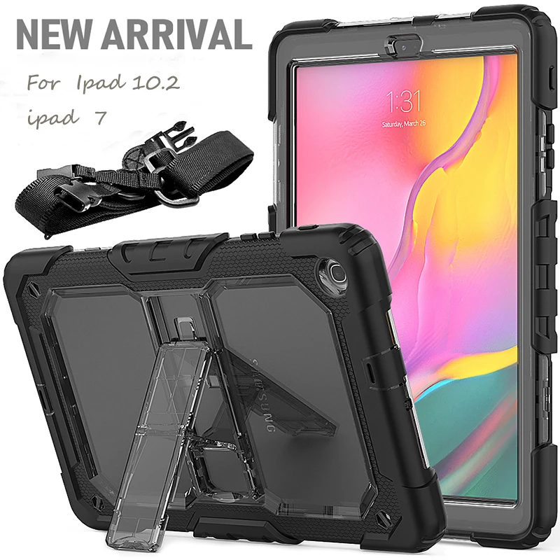 SeenDa Tablet Case For Ipad 10.2 ipad 7 Cover Rugged Duty Tablet Case For Ipad Stand Cover Contrast Bracket Flat Case With Strap
SeenDa Tablet Case For Ipad 10.2 ipad 7 Cover Rugged Duty Tablet Case For Ipad Stand Cover Contrast Bracket Flat Case With Strap