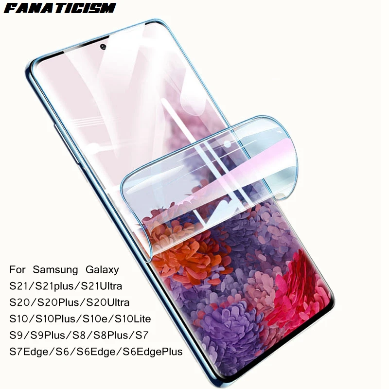 

500pcs Clear Full Cover Hydrogel Film For Samsung Galaxy S20 S21 S22 Plus Ultra FE S10 S10e S9 S8 S7 S6 Matte Screen Protector