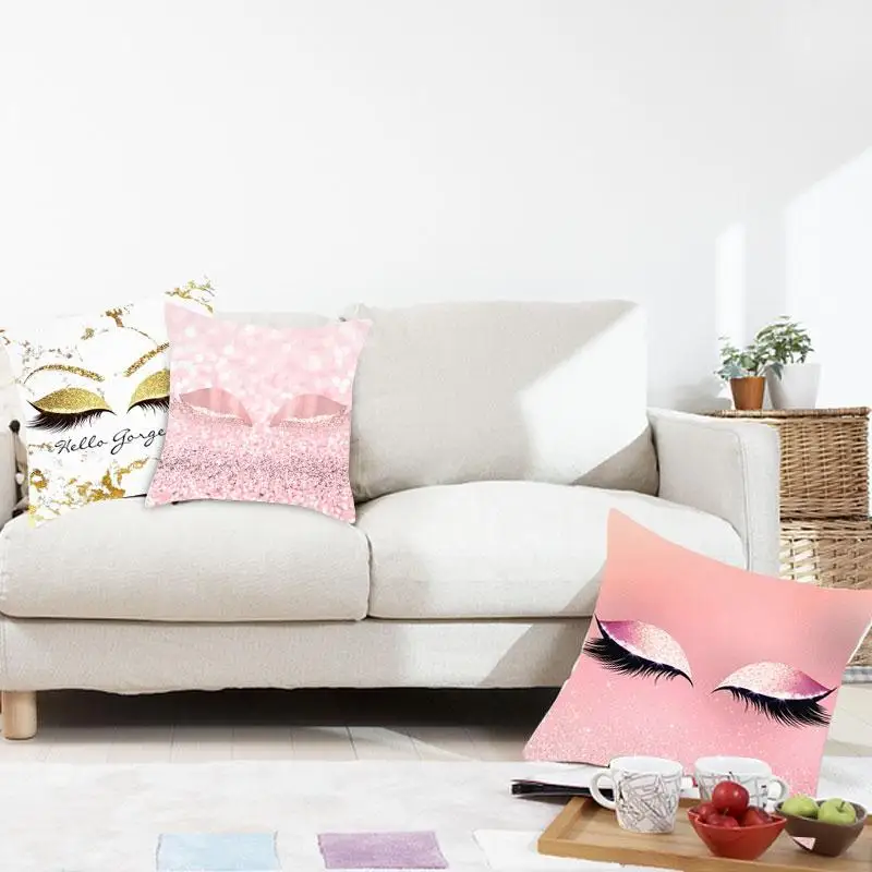 Pattern Peach Skin Eyelash Pillow Cover Pillow Cases Comfortable Durable Eye Hotel Cushion Cover Soft Party Office Car Bedroom
Pattern Peach Skin Eyelash Pillow Cover Pillow Cases Comfortable Durable Eye Hotel Cushion Cover Soft Party Office Car Bedroom