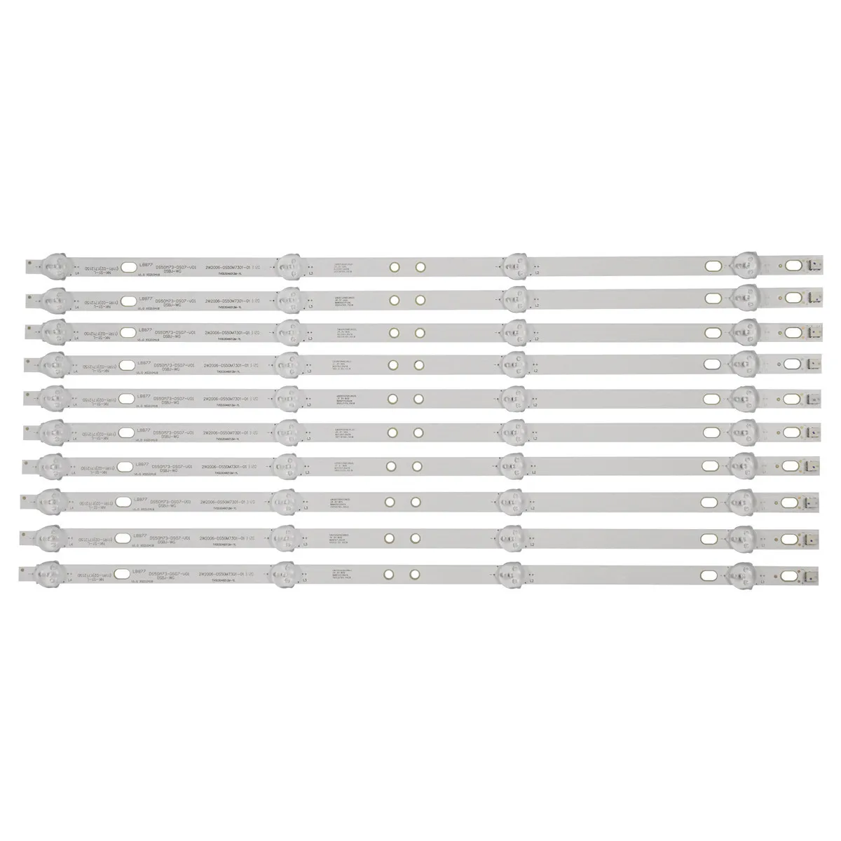 Светодиодная лента для подсветки 49 дюймов, 50 дюймов, akai ak tv 505, DS50M73-DS07-V01 2W2006-DS50M7301-01
Светодиодная лента для подсветки 49 дюймов, 50 дюймов, akai ak tv 505, DS50M73-DS07-V01 2W2006-DS50M7301-01