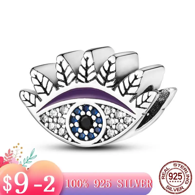 

Independent Design New 925 Sterling Silver Demon Eye Charm Fit Original Pandora Bracelet Making Fashion DIY Jewelry For Women