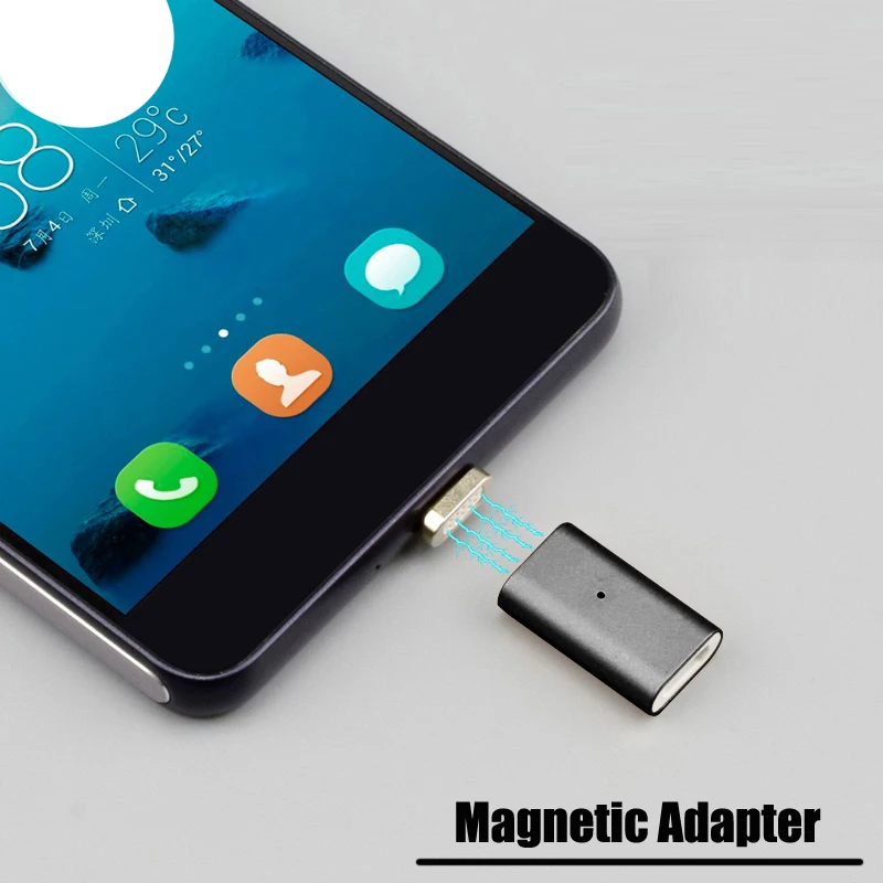 Магнитный адаптер Micro USB для кабеля HUAWEI Moto зарядный кабель SAMSUNG HTC Sony Xperia XIAOMI MEIZU