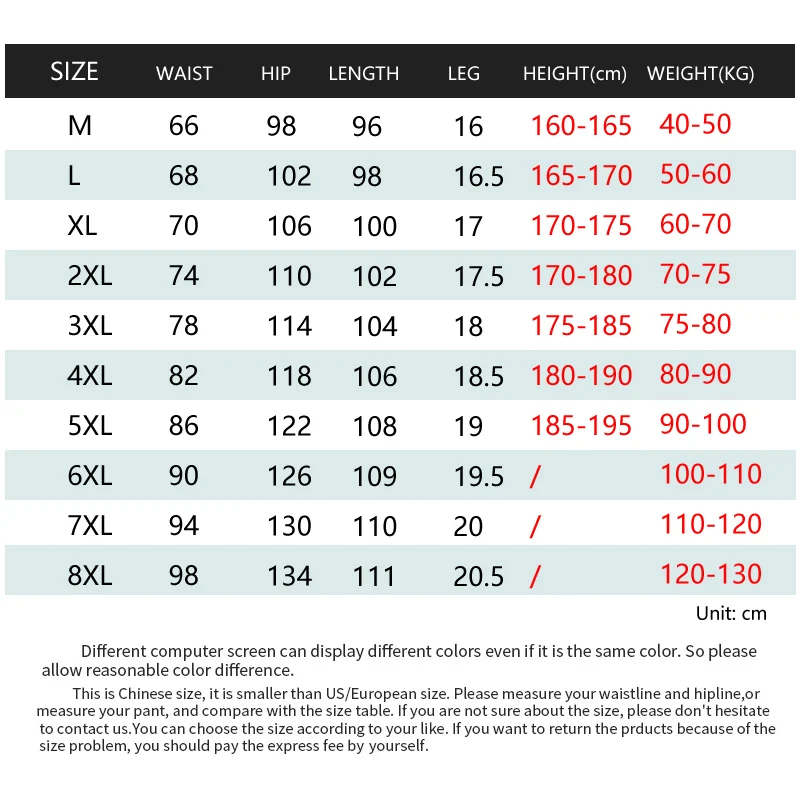 Casual Pants Men Fitness Sportswear Tracksuit Bottoms Skinny Sweatpants Trousers Gyms Jogger Track Pants Mens Joggers 8XL K340
Casual Pants Men Fitness Sportswear Tracksuit Bottoms Skinny Sweatpants Trousers Gyms Jogger Track Pants Mens Joggers 8XL K340