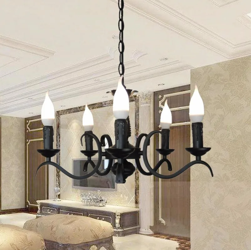 Fashion new black led Chandeliers led lamps high quality iron Chandelier living room E14 led lustre light Chandeliers MJ1118
Fashion new black led Chandeliers led lamps high quality iron Chandelier living room E14 led lustre light Chandeliers MJ1118