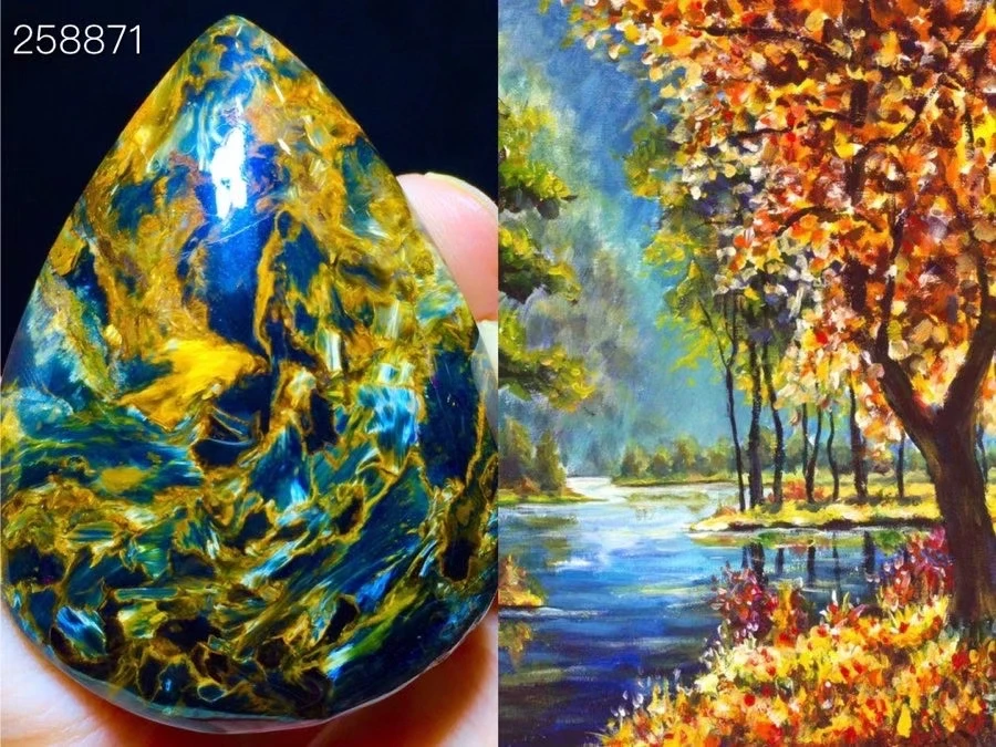 Natural Yellow Blue Pietersite Chatoyant Pendant 48.5/36.3/11.6mm Namibia Women Men Cat Eye 925 Sterling Silver AAAAAA
Natural Yellow Blue Pietersite Chatoyant Pendant 48.5/36.3/11.6mm Namibia Women Men Cat Eye 925 Sterling Silver AAAAAA