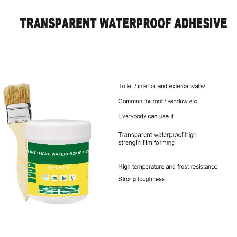Innovative Sealer Mighty Paste Polyurethane Coating Home Roof Transparent Waterproof Glue Bathroom Toilet Interior Exterior Wall 
Innovative Sealer Mighty Paste Polyurethane Coating Home Roof Transparent Waterproof Glue Bathroom Toilet Interior Exterior Wall