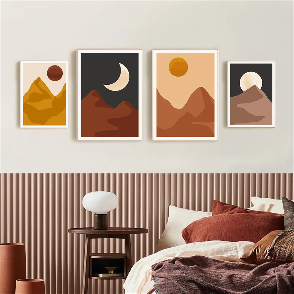 Abstract Vintage Poster Sun And Moon Canvas Painting Modern Landscape Art Print Boho Geometry Wall Art Picture Living Room Decor
Abstract Vintage Poster Sun And Moon Canvas Painting Modern Landscape Art Print Boho Geometry Wall Art Picture Living Room Decor