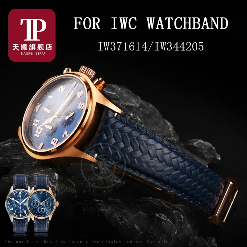For IWC strap PORTUGIESER IW371614 IW344205 PILOT'S CHRONOGRAPH Cowhide Leather Watch Band Bracelet accessories Blue watch strap
For IWC strap PORTUGIESER IW371614 IW344205 PILOT'S CHRONOGRAPH Cowhide Leather Watch Band Bracelet accessories Blue watch strap