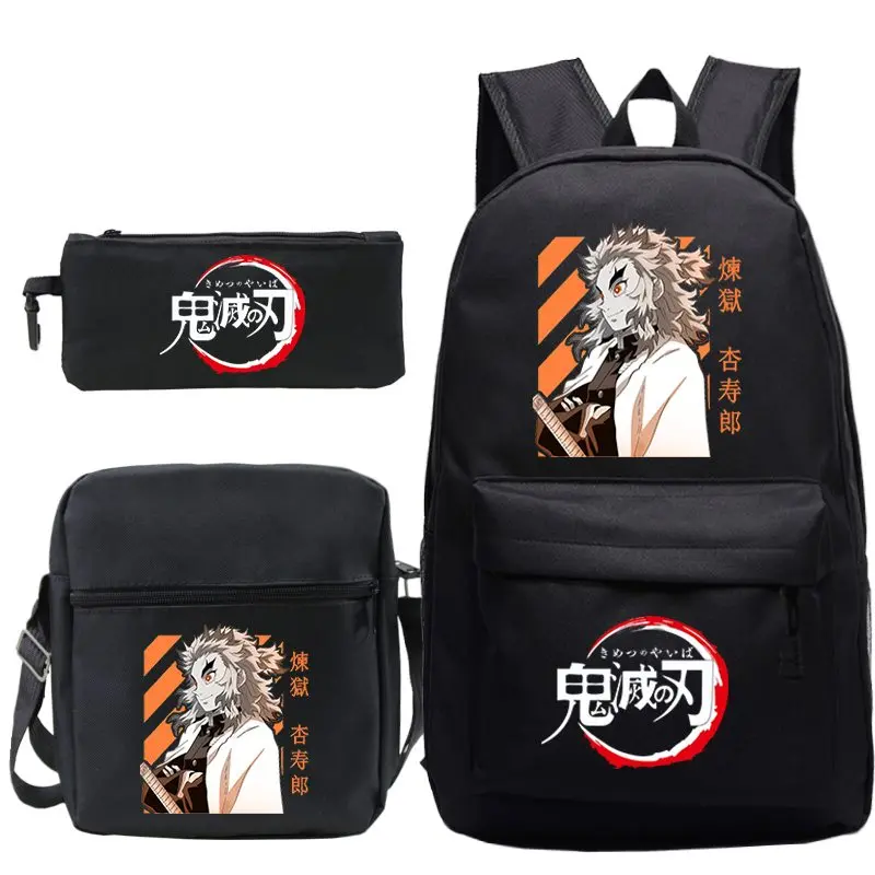 Anime Demon Slayer Kimetsu No Yaiba Backpack Teenager Men Women Student School Bags Travel Knapsack Unisex 3set /pcs Backpack
Anime Demon Slayer Kimetsu No Yaiba Backpack Teenager Men Women Student School Bags Travel Knapsack Unisex 3set /pcs Backpack