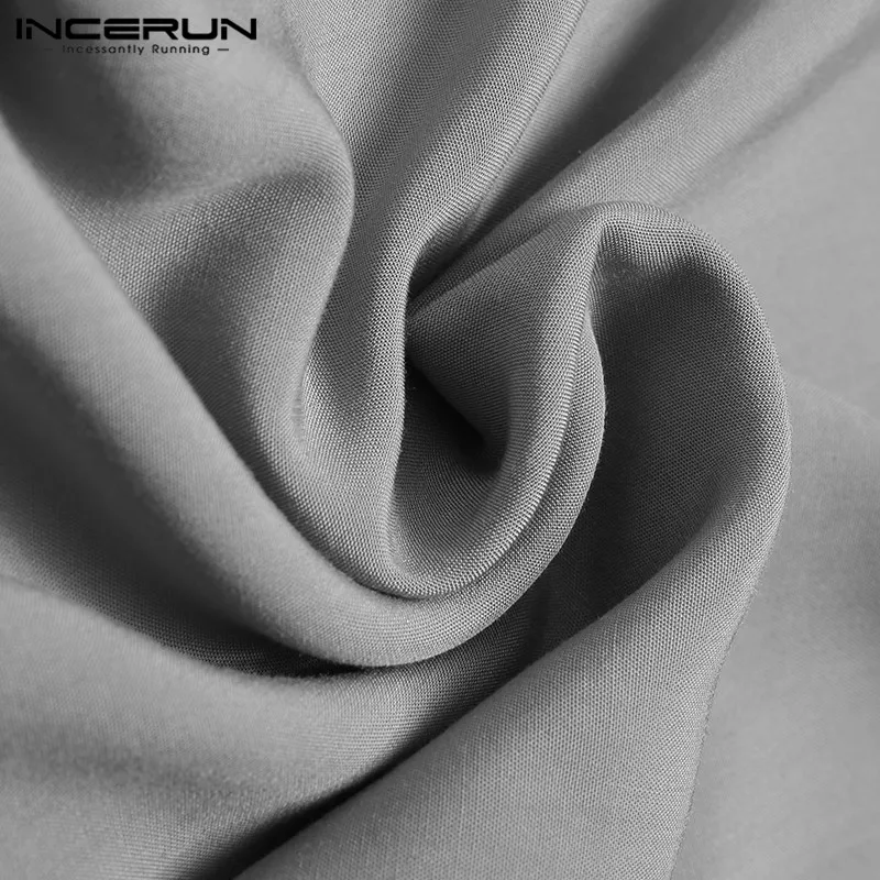 INCERUN 2021 Solid Color Men Long Style Shirt Lapel Pockets Long Sleeve Button Up Tops Loose Vintage Casual Mens Shirts S-5XL
INCERUN 2021 Solid Color Men Long Style Shirt Lapel Pockets Long Sleeve Button Up Tops Loose Vintage Casual Mens Shirts S-5XL