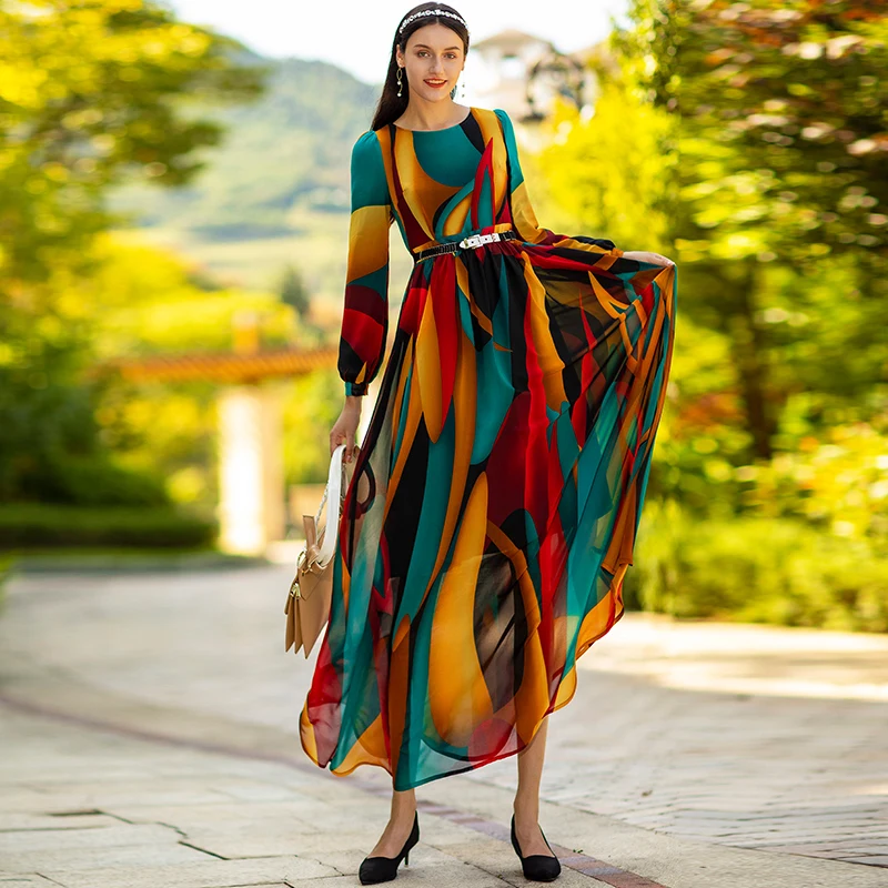 2021 Autumn Winter Women Dress Casual Warm Printed Long Dress Ankle-Length Long Sleeve Party Dress DZ2700B
2021 Autumn Winter Women Dress Casual Warm Printed Long Dress Ankle-Length Long Sleeve Party Dress DZ2700B