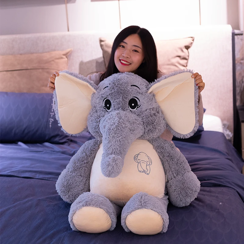 Giant Plush Elephant Toys Cute Stuffed Big Flappy Ears Long Nose Plush Elephant Animal Pillow For Children Baby Birthday Gift
Giant Plush Elephant Toys Cute Stuffed Big Flappy Ears Long Nose Plush Elephant Animal Pillow For Children Baby Birthday Gift