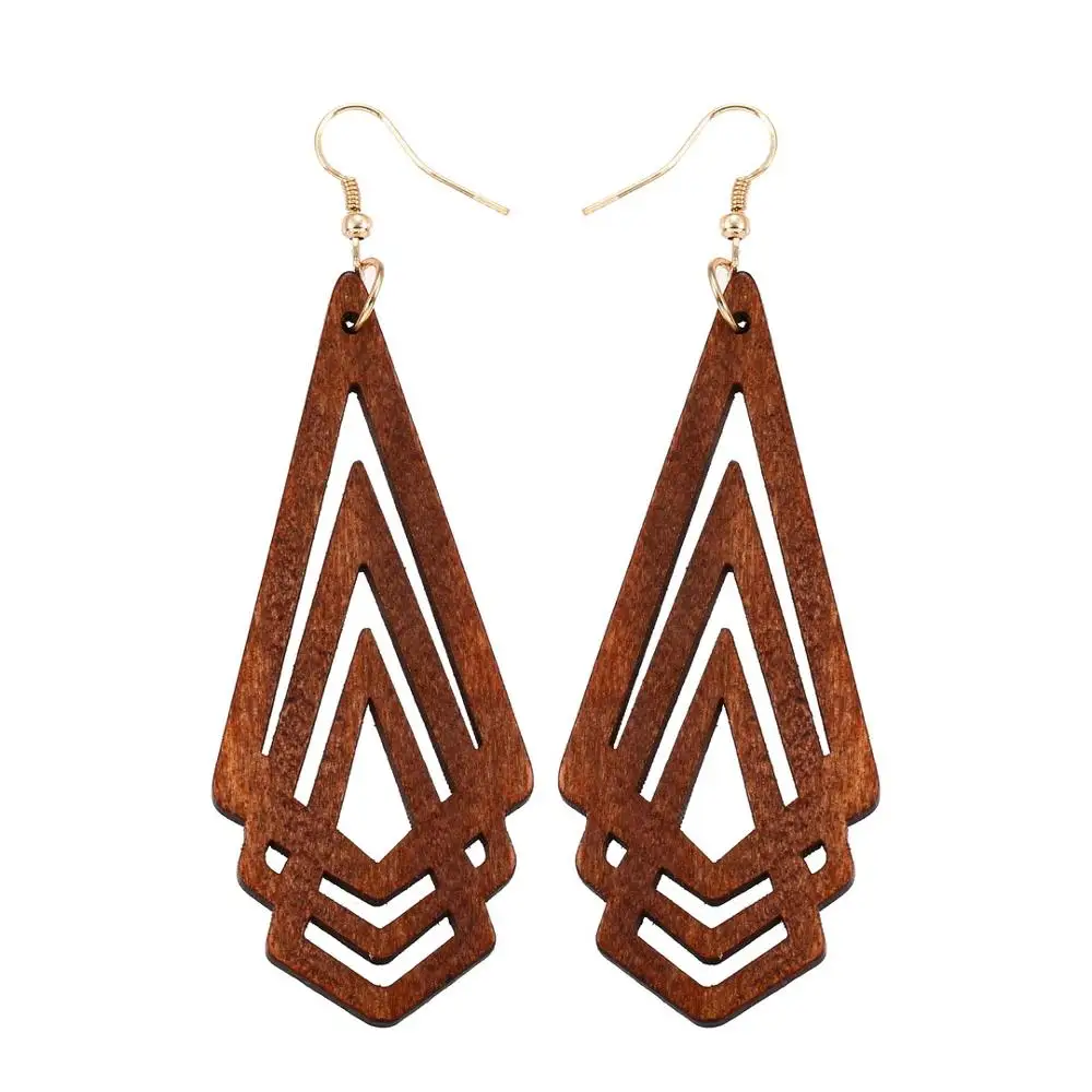 Kharisma Women natural wood earrings girls hollow fashion exaggerated wooden earrings 1 set lady simple jewelry accessories K006
Kharisma Women natural wood earrings girls hollow fashion exaggerated wooden earrings 1 set lady simple jewelry accessories K006