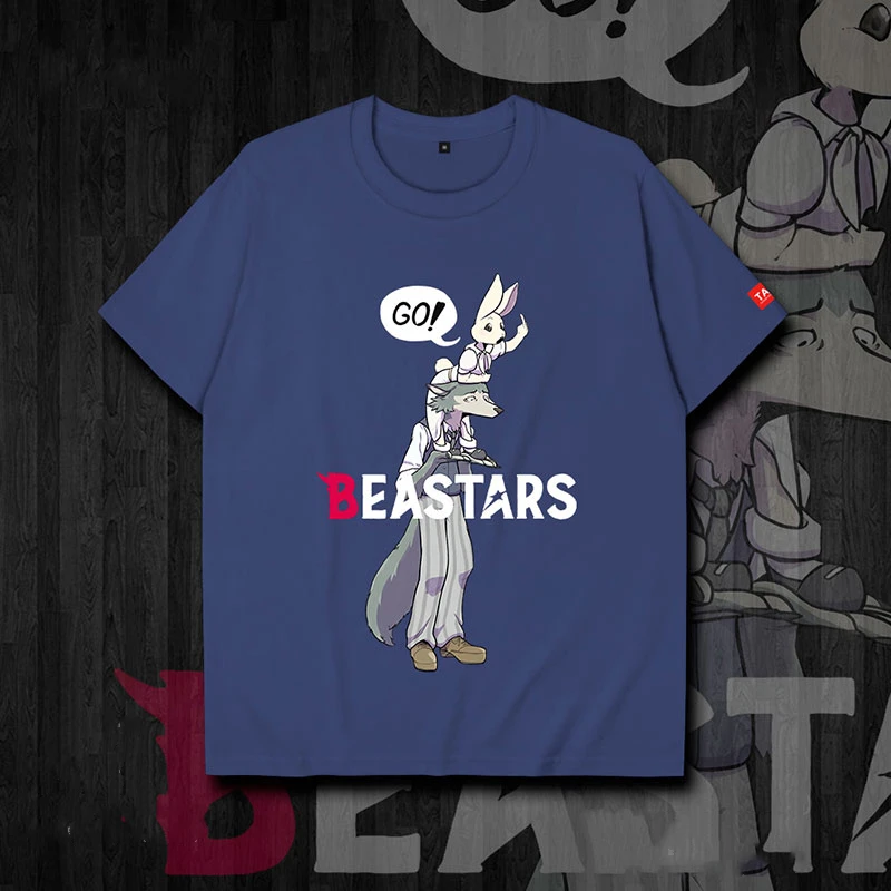 Unisex Anime BEASTARS Legoshi Haru Louis Cartoon Funny Short Sleeves Costume For Women Men Couples Creative Halloween Souvenirs
Unisex Anime BEASTARS Legoshi Haru Louis Cartoon Funny Short Sleeves Costume For Women Men Couples Creative Halloween Souvenirs