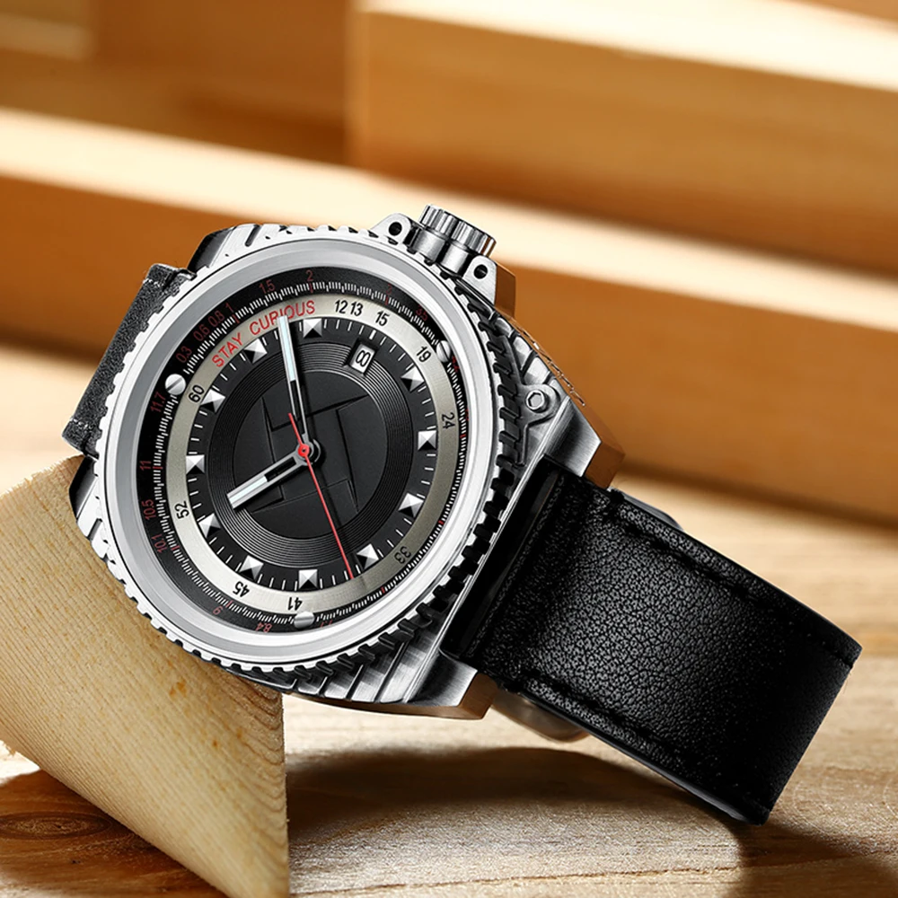 47mm Sports Watches for Men Automatic Mechanical Wristwatches Miyota 8215 Movement Fashion Stainless Steel Luminous Watch OSSINE
47mm Sports Watches for Men Automatic Mechanical Wristwatches Miyota 8215 Movement Fashion Stainless Steel Luminous Watch OSSINE