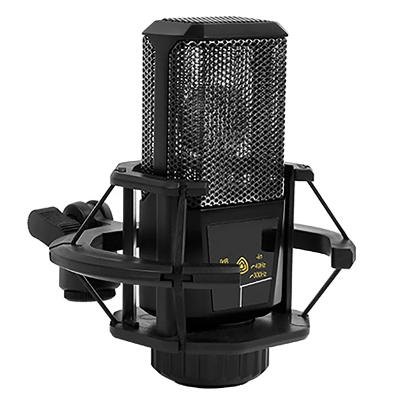 T260 Condenser Microphone with Shock-Absorbing Bracket Microphone Desktop Computer Mobile Phone Live Call Mai K Song
T260 Condenser Microphone with Shock-Absorbing Bracket Microphone Desktop Computer Mobile Phone Live Call Mai K Song