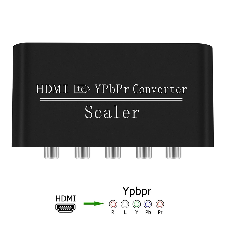 1080P HDMI to component Ypbpr RGB converter adapter HDMI to Ypbpr out adapter converter for Apple TV PS4 and more
1080P HDMI to component Ypbpr RGB converter adapter HDMI to Ypbpr out adapter converter for Apple TV PS4 and more