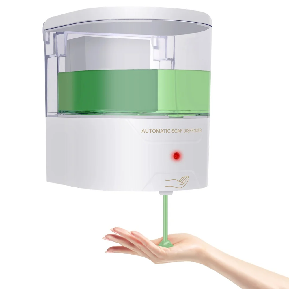 Soap Dispenser Automatic Touchless Infrared Smart Wall Mounted Liquid Soap Dispenser Sensor Lotion Dispenser Hand Washer
Soap Dispenser Automatic Touchless Infrared Smart Wall Mounted Liquid Soap Dispenser Sensor Lotion Dispenser Hand Washer