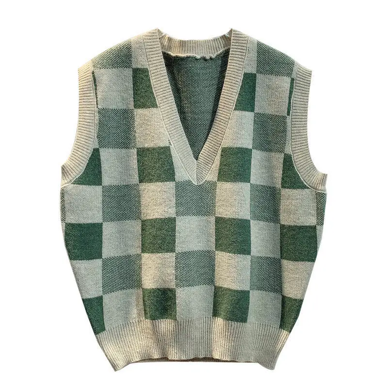 Knitted vest women's v-neck 2021 new college style sleeveless pullover loose casual cotton
Knitted vest women's v-neck 2021 new college style sleeveless pullover loose casual cotton