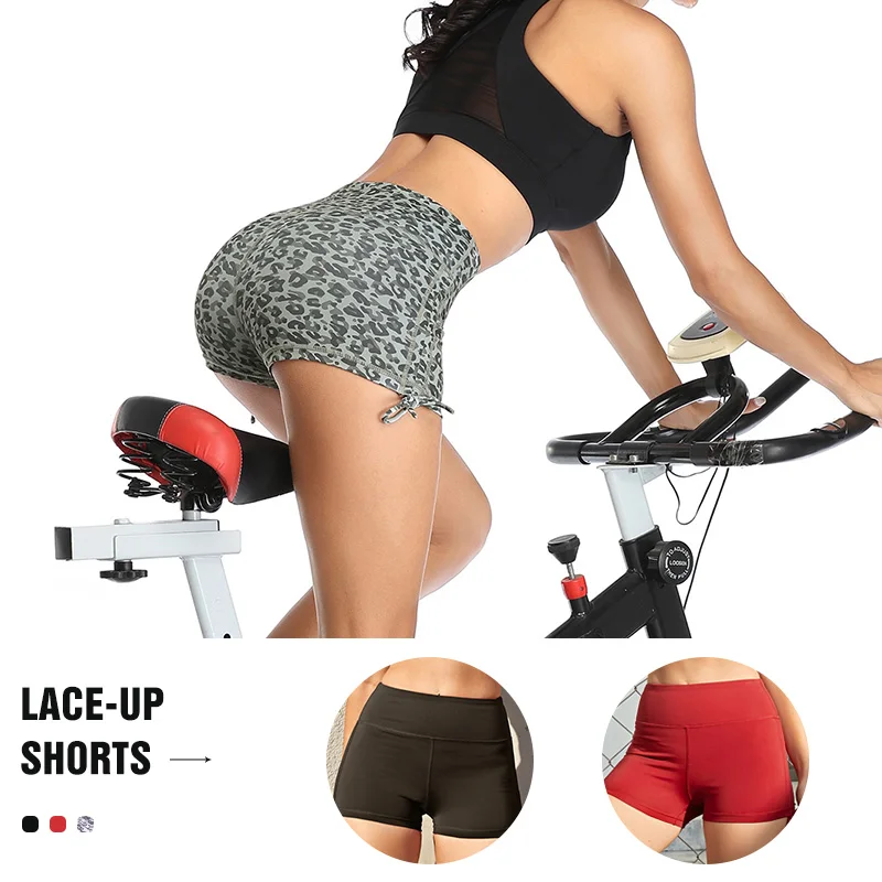High Waist Leopard Drawstring Yoga Shorts Push Up Tights Women Fitness Short Gym Clothes Running Sportswear Elastic Yoga Pants
High Waist Leopard Drawstring Yoga Shorts Push Up Tights Women Fitness Short Gym Clothes Running Sportswear Elastic Yoga Pants