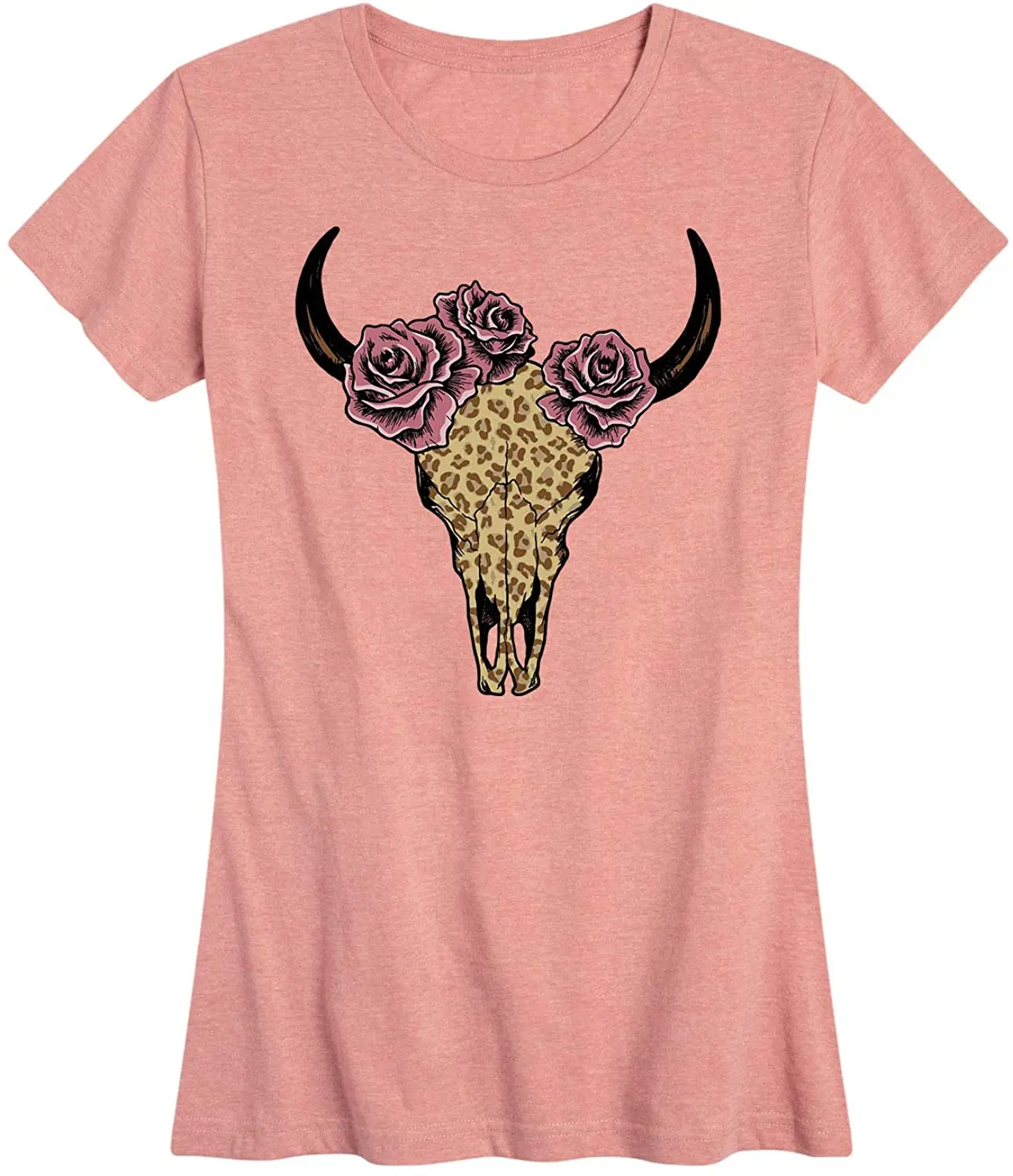 Leopard Steer Skull - Women's Short Sleeve Classic Fit Tee New Arrivals Summer Cool Funny T-Shirt 2020 Cotton Fashion Tshirt
Leopard Steer Skull - Women's Short Sleeve Classic Fit Tee New Arrivals Summer Cool Funny T-Shirt 2020 Cotton Fashion Tshirt
