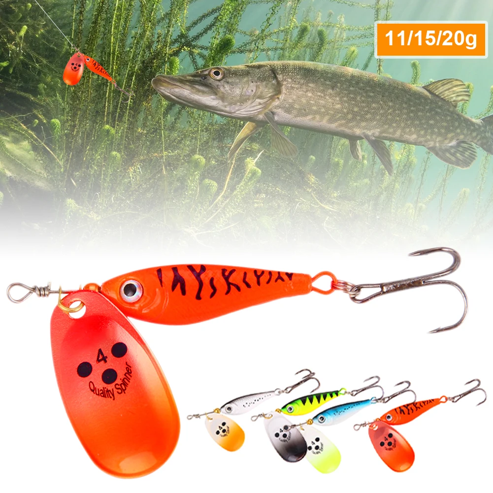 11g/15g/20g Rotating Metal Spinnerbait Fishing Lure Artificial Hard Bait Freshwater Saltwater Fishing Bait Carp Fishing Tackle
11g/15g/20g Rotating Metal Spinnerbait Fishing Lure Artificial Hard Bait Freshwater Saltwater Fishing Bait Carp Fishing Tackle