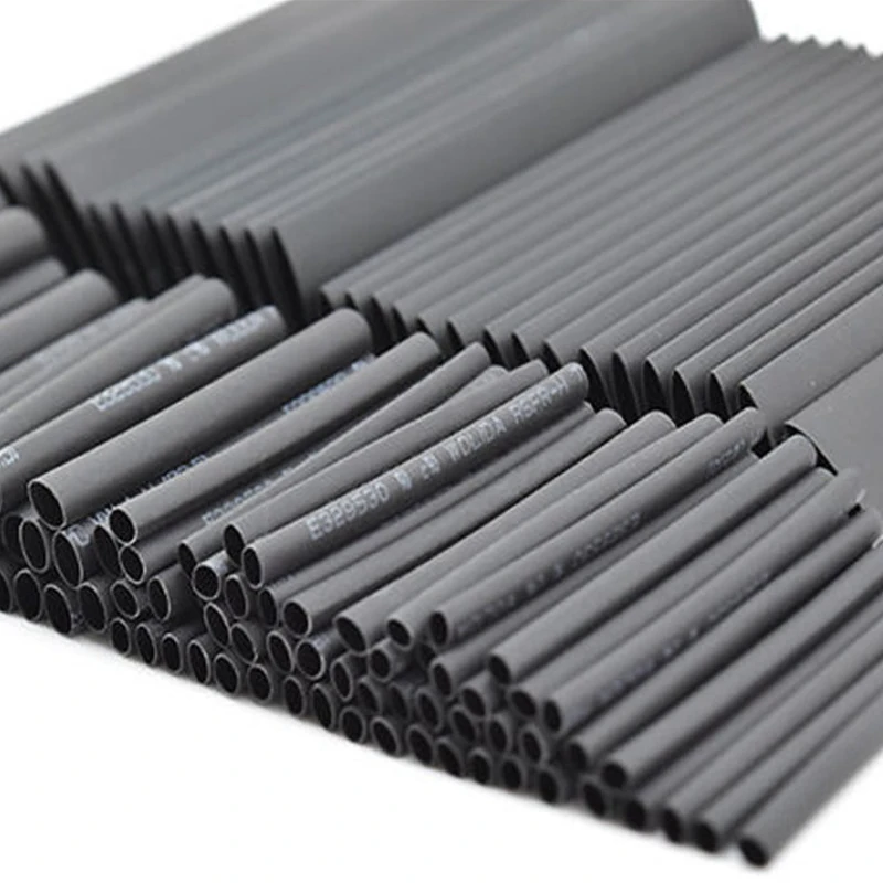 127pcs/Lot Heat Shrink Tube Set , 7.28m Black Thermoresistant Tubing , Polyolefin 2:1 Insulation Cable Sleeve Shrink Wrapping 
127pcs/Lot Heat Shrink Tube Set , 7.28m Black Thermoresistant Tubing , Polyolefin 2:1 Insulation Cable Sleeve Shrink Wrapping