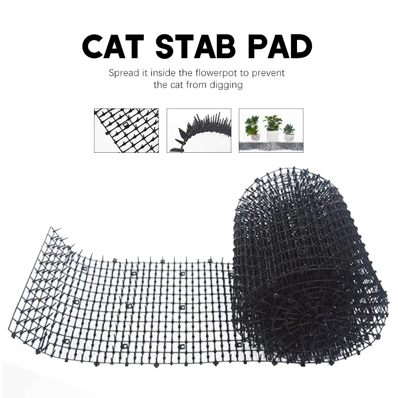 Anti-cat Thorn Mat to Prevent Stepping Garden Balcony Cat Restricted Area Pad Drive Cats Artifact Cat Supplies 3 Sizes C42
Anti-cat Thorn Mat to Prevent Stepping Garden Balcony Cat Restricted Area Pad Drive Cats Artifact Cat Supplies 3 Sizes C42