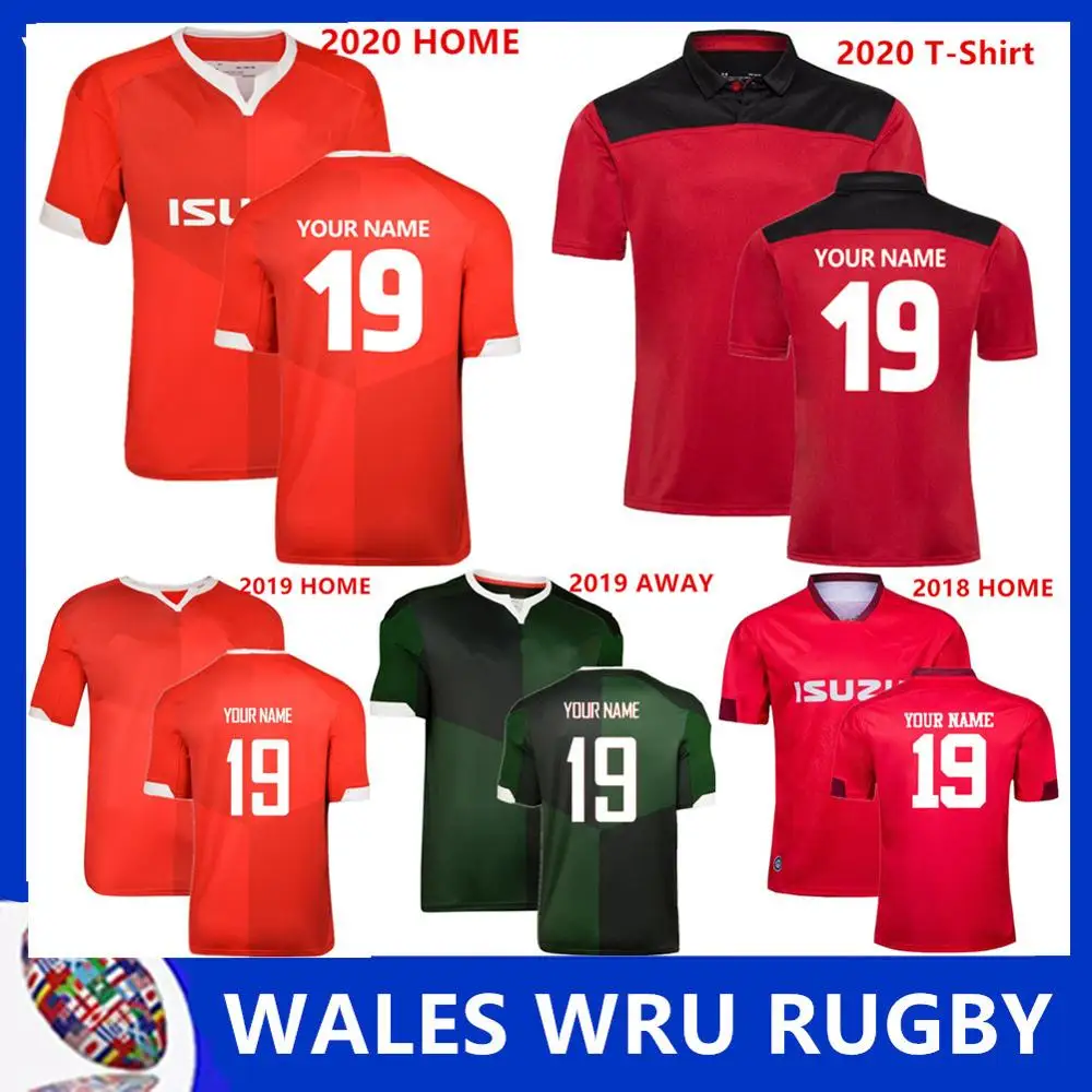 2020 WALES регби домашняя тренировочная майка Джерси размер S M L XL XXL 3XL 4XL 5XL|Майки для