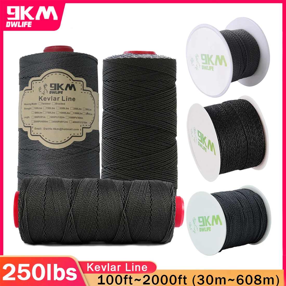 9 км DWLIFE черного цвета для воздушного змея с кевларовым покрытием Линия 250lbs большой воздушный змей для одежды на открытом воздухе Универсал...
9 км DWLIFE черного цвета для воздушного змея с кевларовым покрытием Линия 250lbs большой воздушный змей для одежды на открытом воздухе Универсал...