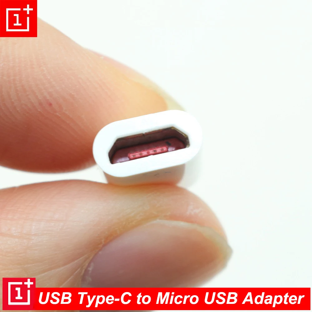 Оригинальный адаптер ONEPLUS USB Type-C к Micro конвертер зарядный кабель трансмиссионная